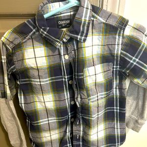 Oshkosh B’Gosh button down shirt boys.